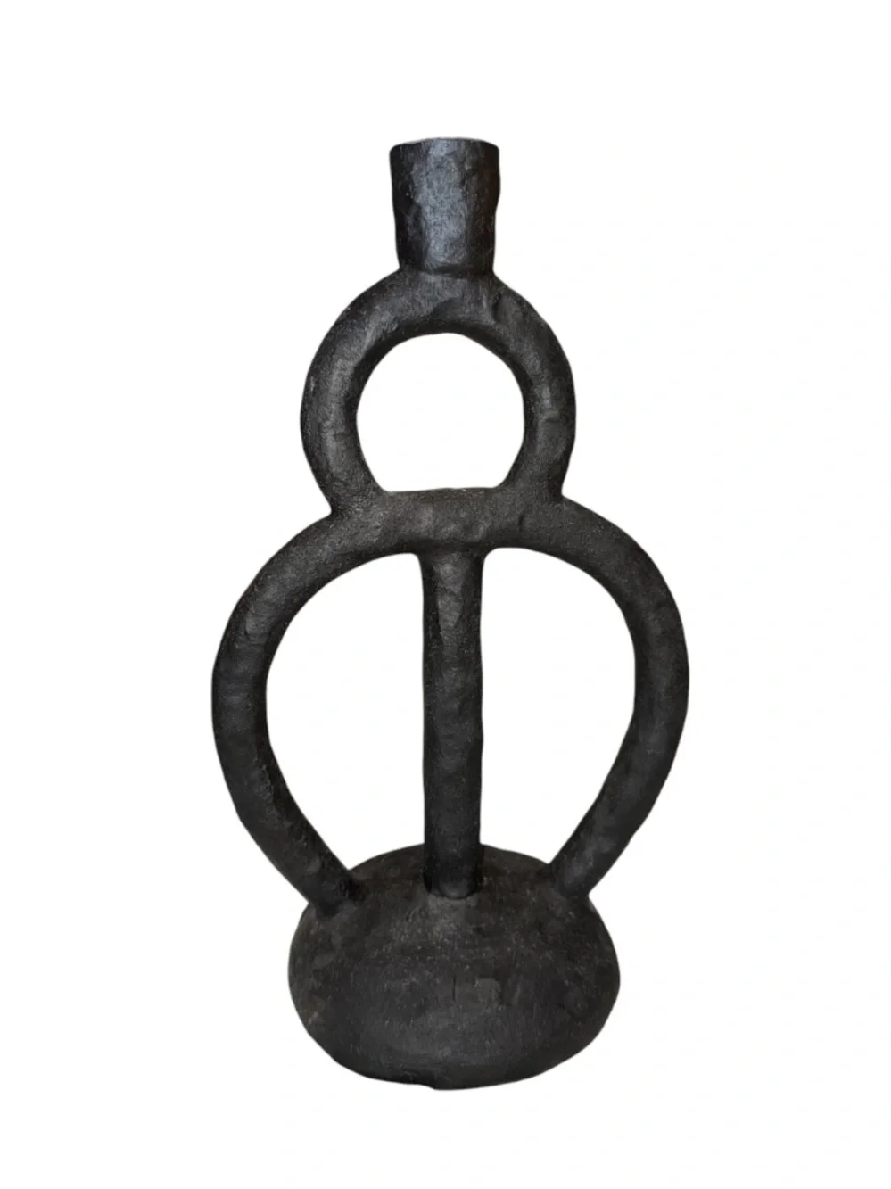 Black Abstract Candelabra